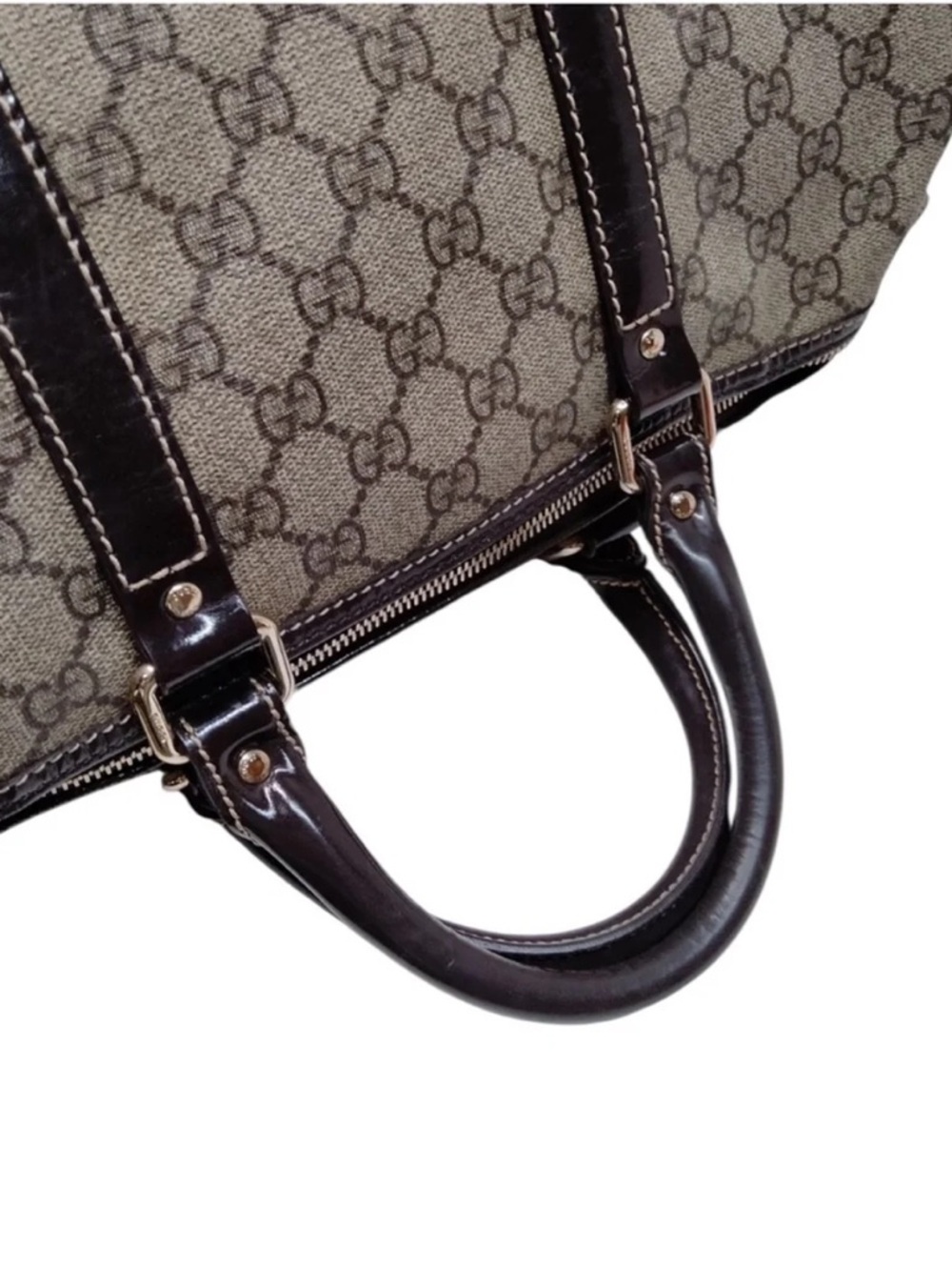 GUCCI GG SUPREME MEDIUM JOY BOSTON BAG - Picture 8 of 12